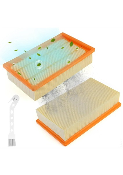 Vakum Filtresi Bosch Gaz 35 L, M Sfc, Afc Profesyonel Düz Pilili Filtre Elektrikli Süpürge Filtre Kiti (Yurt Dışından)