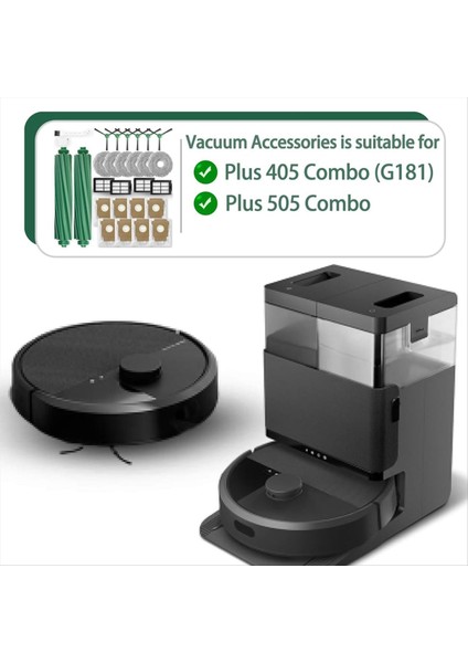 28 Adet Irobot Roomba Artı 405 Combo/artı 505 Combo Robot Vakum Parçaları Ana Yan Fırça Filtreleri Paspas Pedleri Toz Torbaları (Yurt Dışından) indirimleri