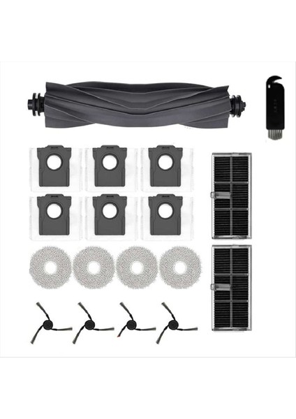 Için Dreame X40 Ultra Robotlu Süpürge Ana Aksesuarları Rulo Fırça Yan Fırça Toz Torbası Hepa Filtre Aksesuarları (Yurt Dışından)