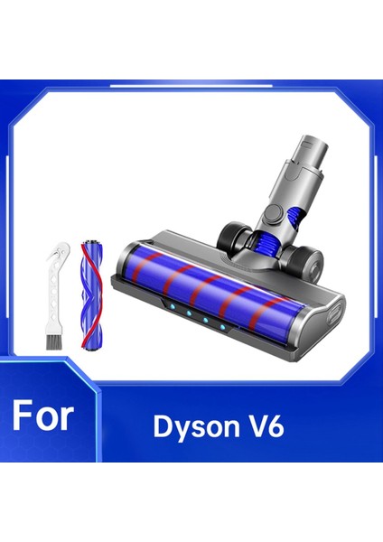 Fırça Kafası Için LED Farlar ile Dyson V6 Elektrikli Süpürgeler Zemin Fırçası Sert Zeminler Halı Rulo Fırça Parçaları (Yurt Dışından) fiyatları