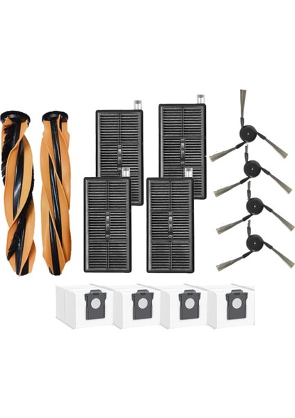 14 Adet Dreame Mova Z60 Ultra Robotlu Süpürge Parçaları Ana Fırça Toz Torbaları Yan Fırça Hepa Filtre (Yurt Dışından) fiyatları