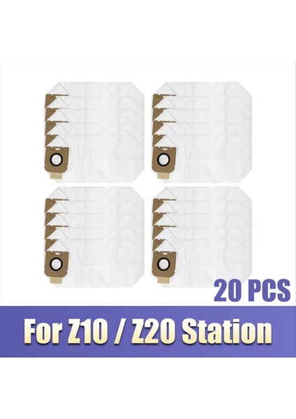 20 Adet Yeni Toz Torbası Dreame Z10 / Z20 Istasyonu Elektrikli El Süpürgesi Yedek Parçaları (Yurt Dışından) fiyatları