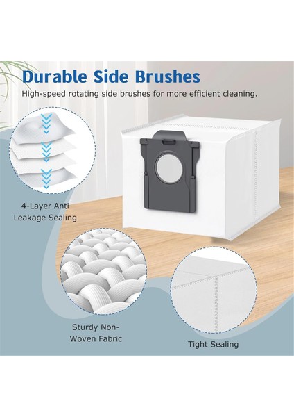 12 Adet Vakum Paspas Bezi Toz Çanta Seti Için Dreame Mova E40 Ultra Yedek Parçalar Paspas Pedleri Toz Torbası (Yurt Dışından) fiyatları