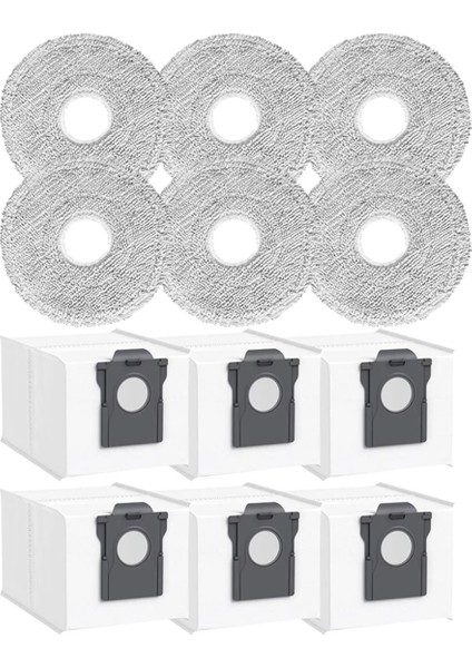 12 Adet Vakum Paspas Bezi Toz Çanta Seti Için Dreame Mova E40 Ultra Yedek Parçalar Paspas Pedleri Toz Torbası (Yurt Dışından) fırsatları