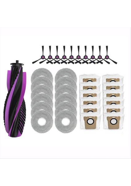 35 Adet Yıkanabilir Ana Yan Fırça Paspas Bezi Toz Torbası Için Yedek Parçalar Jonr P20 Pro Robotlu Süpürge Aksesuarları (Yurt Dışından)