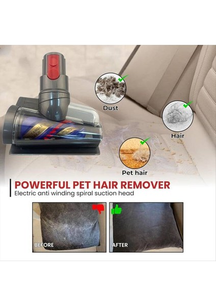 Dyson V10 Ince / V12 Elektrikli Süpürge Toz Mite Kaldırma Kafası Mini Elektrikli Fırça Kafası Elektrikli Süpürge Için (Yurt Dışından) fırsatları