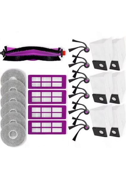 Eureka J15 Max Ultra Elektrikli Süpürge Yedek Parçaları Ana Fırça Yan Fırçası Hepa Filtre Paspas Bezi Toz Torbası (Yurt Dışından) indirimleri