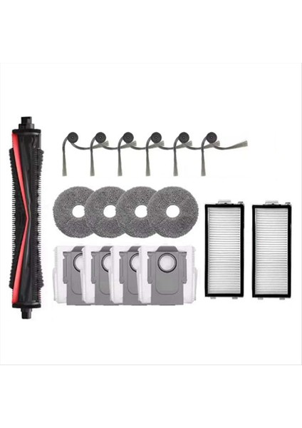 Roborock G30 Uzay / Saros Z70 Elektrikli Süpürge Yedek Parçaları Tricut Fırça Yan Fırça Toz Torbası Filtreleri Paspas Bezi (Yurt Dışından)