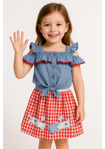 Kız Çocuk Elbisesi İlkbahar & Yaz Bayramlık