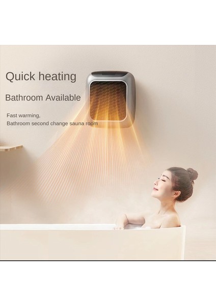 2x Elektrikli Isıtıcı Mini Seramik Plug-In Isıtıcı 800 W Düşük Tüketim 2 Mod Uzaktan Kumanda ile Ev Ab Tak Için (Yurt Dışından) modelleri