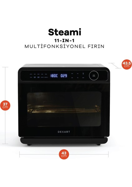 Steami 11-In-1 Multifunctional Buharlı Fırın