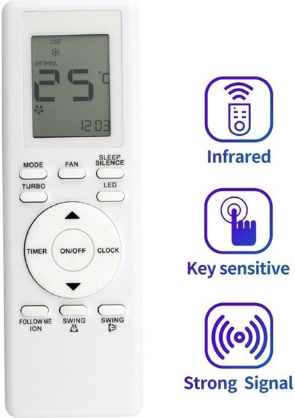 Midea York RG94A/BGEF Klima Uzaktan Kumandası Için A/c Uzaktan Kumandasını Değiştirin (Yurt Dışından) fiyatları