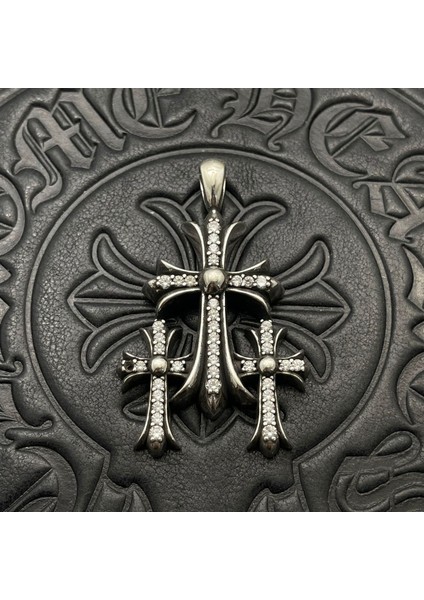 Gelgit Modelleri Takı Kolye Tay Gümüş Vintage Çapraz Sınır Jumper Zincir Aksesuarları Anlamda Sonbahar ve Kış Ensemble Punk (Yurt Dışından)