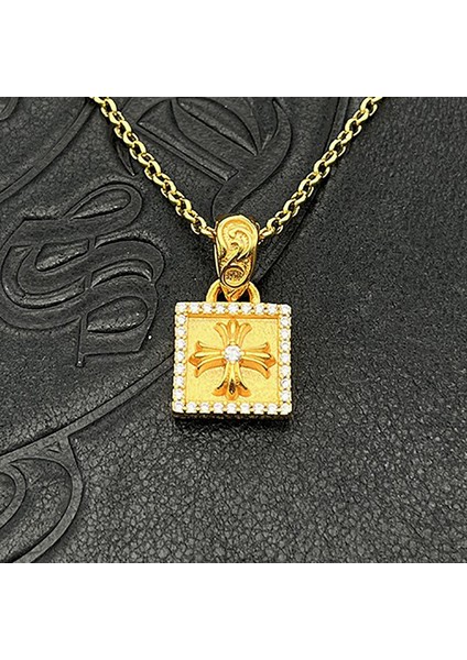 Gelgit Modelleri Takı Kolye Tay Gümüş Vintage Çapraz Sınır Jumper Zincir Aksesuarları Anlamda Sonbahar ve Kış Ensemble Punk (Yurt Dışından)