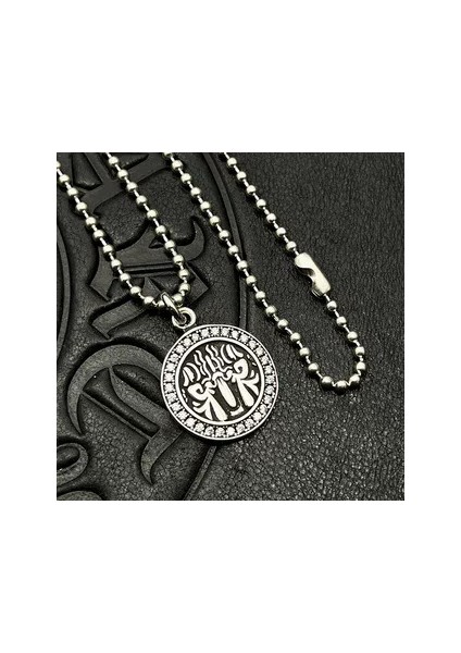 Gelgit Modelleri Takı Kolye Tay Gümüş Vintage Çapraz Sınır Jumper Zincir Aksesuarları Anlamda Sonbahar ve Kış Ensemble Punk (Yurt Dışından)