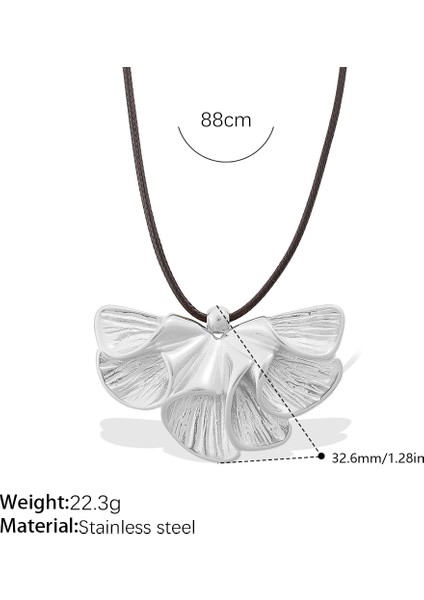 Kış Çok Yönlü Vintage Stil Siyah Halat Kolye Aşk Kolye Kişiselleştirilmiş Niş Tasarım Sense Kazak Zinciri Kadın (Yurt Dışından)