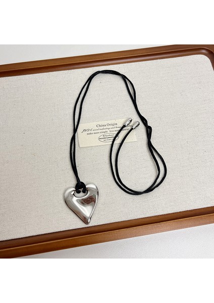 Jumper Zincir Düzensiz Geometrik Kalp Tarak Kolye Kolye Ayarlanabilir Aksesuarlar Çekin (Yurt Dışından)