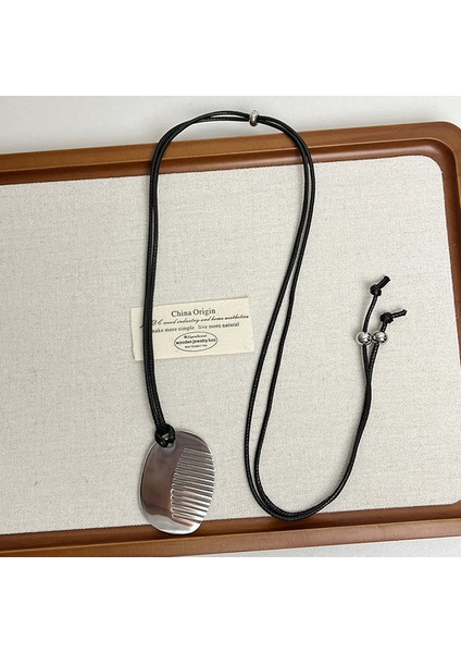 Jumper Zincir Düzensiz Geometrik Kalp Tarak Kolye Kolye Ayarlanabilir Aksesuarlar Çekin (Yurt Dışından)