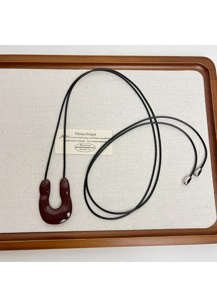 Jumper Zincir Düzensiz Geometrik Kalp Tarak Kolye Kolye Ayarlanabilir Aksesuarlar Çekin (Yurt Dışından)