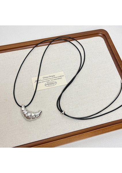 Jumper Zincir Düzensiz Geometrik Kalp Tarak Kolye Kolye Ayarlanabilir Aksesuarlar Çekin (Yurt Dışından)