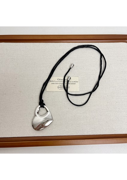 Jumper Zincir Düzensiz Geometrik Kalp Tarak Kolye Kolye Ayarlanabilir Aksesuarlar Çekin (Yurt Dışından)