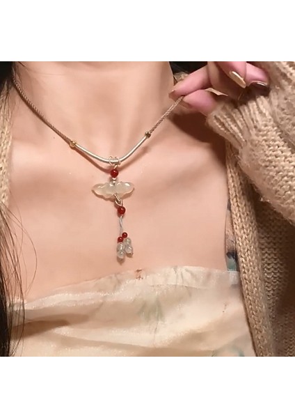 Bohem Tibet Antik Tarzı Püskül Kolye Kadın Egzotik Tarzı Aksesuarları Etnik Retro Miao Kolye Mücevher (Yurt Dışından)