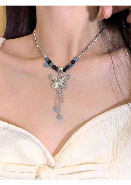 Bohem Tibet Antik Tarzı Püskül Kolye Kadın Egzotik Tarzı Aksesuarları Etnik Retro Miao Kolye Mücevher (Yurt Dışından)