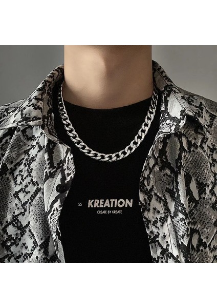 Moda Trendi Netroots ile Aynı Köprücük Kemiği Kolye Erkek Yüzlerce Üst Düzey Sadelik Duygusu Erkek Kolyeler Hip-Hop Takılar (Yurt Dışından)