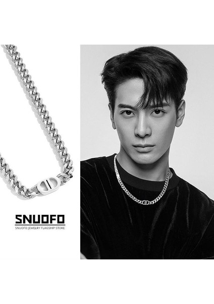 Moda Trendi Netroots ile Aynı Köprücük Kemiği Kolye Erkek Yüzlerce Üst Düzey Sadelik Duygusu Erkek Kolyeler Hip-Hop Takılar (Yurt Dışından)