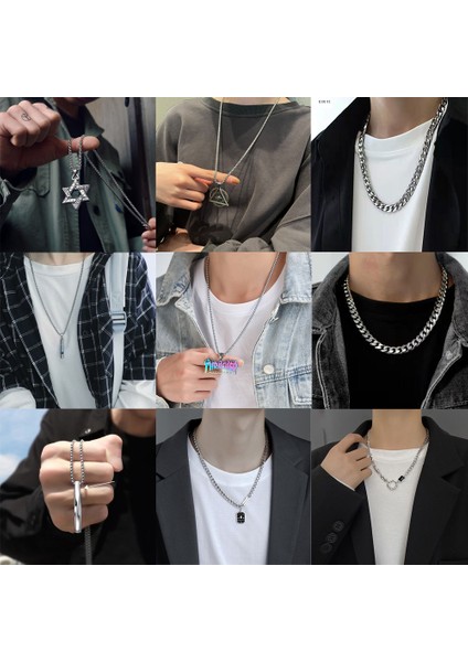 Moda Trendi Netroots ile Aynı Köprücük Kemiği Kolye Erkek Yüzlerce Üst Düzey Sadelik Duygusu Erkek Kolyeler Hip-Hop Takılar (Yurt Dışından) fiyatları