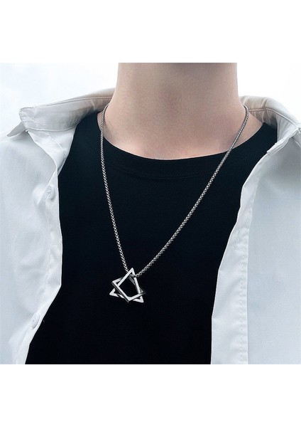 Moda Trendi Netroots ile Aynı Köprücük Kemiği Kolye Erkek Yüzlerce Üst Düzey Sadelik Duygusu Erkek Kolyeler Hip-Hop Takılar (Yurt Dışından)