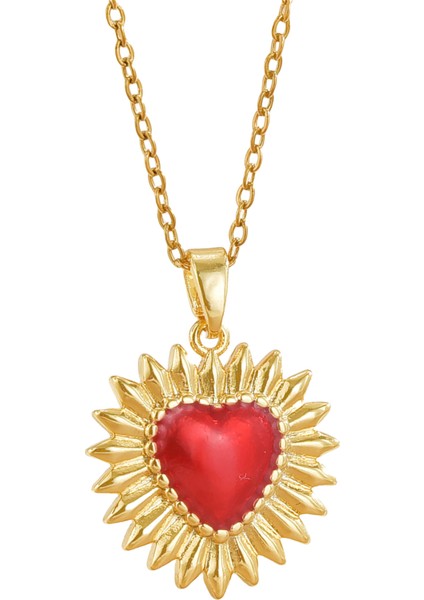 Kolye Kadın Aşk Zirkonya Niş Moda Işık Lüks Yeni Tasarım Kolye Mizaç Seti Titanyum Çelik Kolye (Yurt Dışından) modelleri