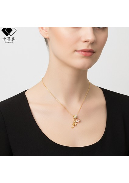 Tk Dopamin 26 Ingilizce Harf Kolye Tatlı Kız Mücevher Hafif Lüks Üst Düzey Duygu (Yurt Dışından) fiyatları