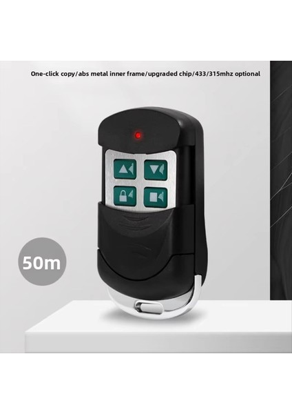 Yeni Garaj Kapısı Haddeleme Kodu Süper Metal Dört Düğmeli Kopya Kablosuz Uzaktan Kumanda 433MHZ Kopya Güvenlik Koruması (Yurt Dışından) indirimleri