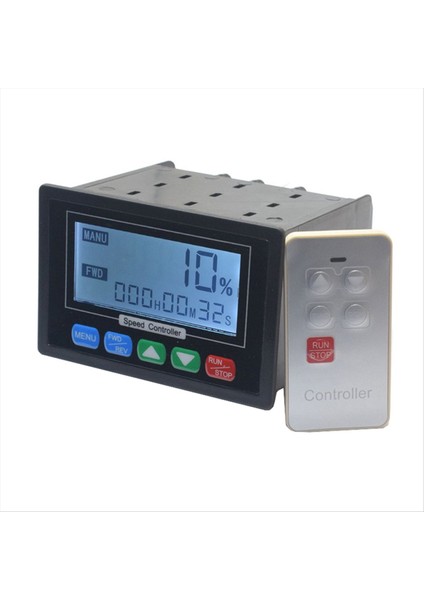 DC10-55V 30A Ayarlanabilir Pwm Dc Motor Hız Denetleyicisi LCD Dijital Ekran 0-100% Hızlı Vali Uzaktan Kumanda (Yurt Dışından)