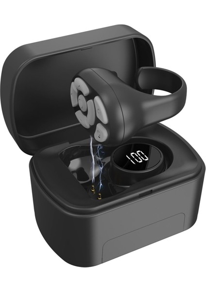 Sayfa Turner Tarama Için Kablosuz Bluetooth Halkalı Uzaktan Kumanda Parmak Ucu Selfie Video Denetleyicisi (Yurt Dışından)