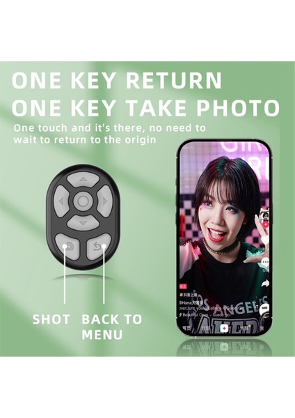 Sayfa Turner Tarama Için Kablosuz Bluetooth Halkalı Uzaktan Kumanda Parmak Ucu Selfie Video Denetleyicisi (Yurt Dışından) indirimleri