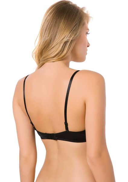 Desteksiz Sütyen Micro Kaplı Kulaklı Boş Kap Siyah | 7010 fiyatları