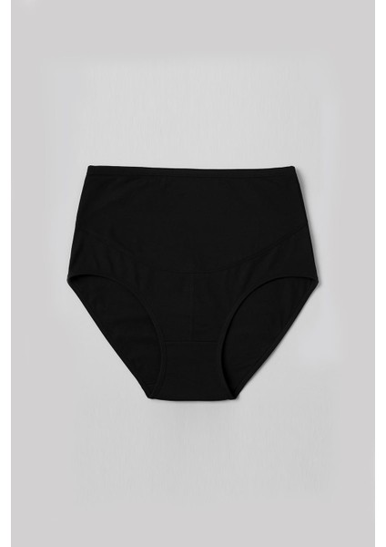 Kadın 2'li Yüksek Bel Hamile Külot Seti – Siyah & Ten Rengi | Yumuşak Pamuklu fiyatları