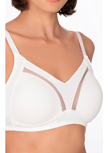Kadın Tül Detay Toparlayıcı Sütyen | Ekru 706 fiyatları