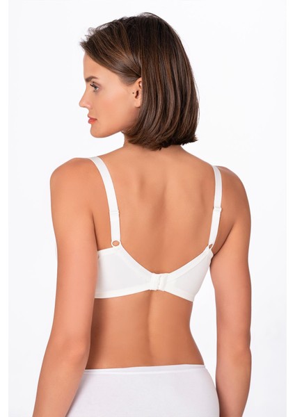 Kadın Tül Detay Toparlayıcı Sütyen | Ekru 706 fırsatları