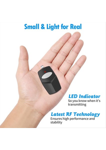 Garaj Kapısı Kapı Açacağı Uzaktan Doğrusal Multicode 300MHZ 308911/1089/3070/3060 10 Dip Anahtarı 1 Adet (Yurt Dışından) modelleri