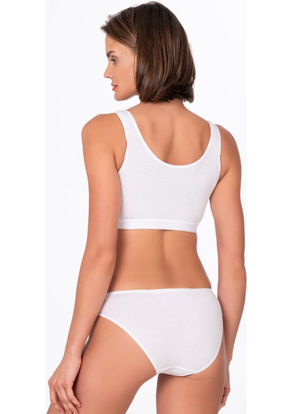 4'lü Paket Kadın Pamuklu Modal Esnek Yumuşak Slip Külot | Asorti K23924