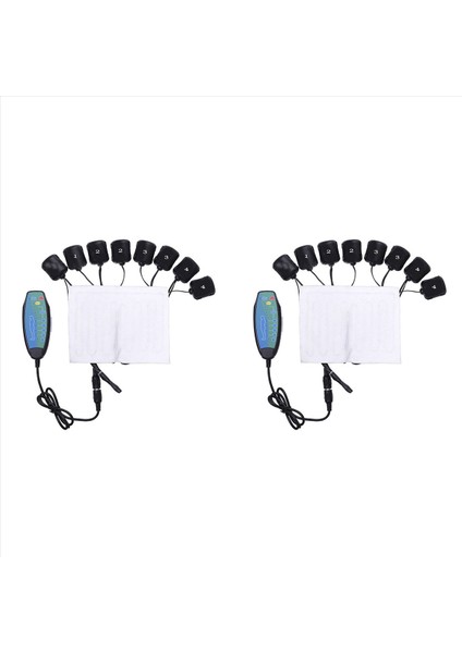 2x Masaj Hareketi Motor Isıtma Masaj Koltuğu Aksesuarları Ofis Koltukları Kanepeler ve Mobilyalar Için Uygun (Yurt Dışından)