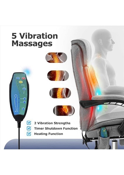 2x Masaj Hareketi Motor Isıtma Masaj Koltuğu Aksesuarları Ofis Koltukları Kanepeler ve Mobilyalar Için Uygun (Yurt Dışından) fiyatları