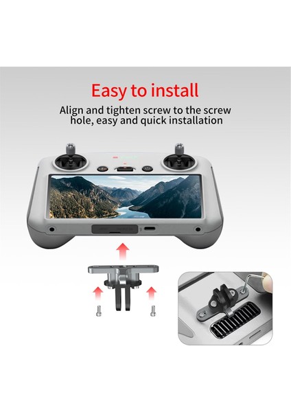 Djı Için Rc2/rc Uzaktan Kumanda Ekran Montaj Kanca Toka Braketi Bisiklet Gidon Klip Standı Güvenlik Boyun Askısı 1/4 Inç (Yurt Dışından) modelleri