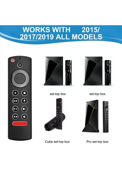 3x Tv Ses Uzaktan Kumanda Nvıdıa Shield Tv Pro 2015 2017 2019 Tv Cube Stb Ses Fonksiyonlu Uzaktan Kumanda (Yurt Dışından) indirimleri