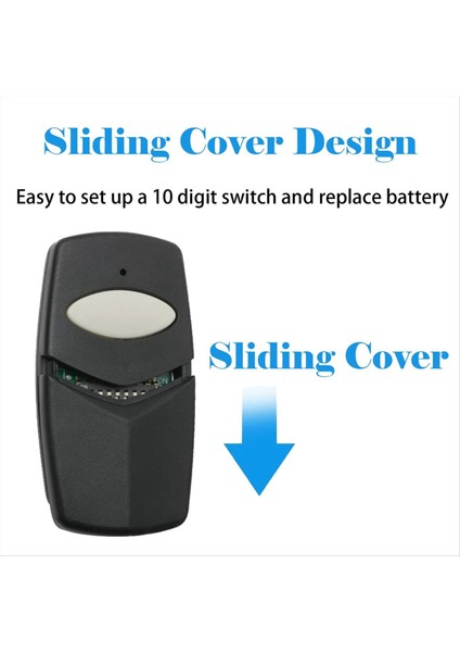 Garaj Kapısı Kapı Açıcı Uzaktan Doğrusal Multicode 300MHZ 308911/1089/3070/3060 10 Dip Anahtarı 2 Adet (Yurt Dışından) fiyatları