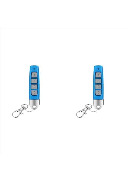 2x 433MHZ Rf Uzaktan Kumanda Garaj Kapıları Kapı Sistemleri Için Kompakt Kablosuz Teksir Evrensel D (Yurt Dışından)