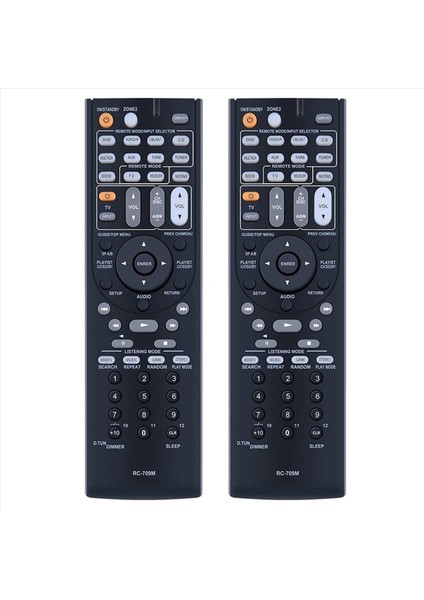2x RC-709M Uzaktan Kumanda Değiştirme Onkyo Av Alıcısı Için RC-737M RC-765M TX-SR507 TX-SR606 TX-SR607 TS-XR606 (Yurt Dışından)